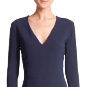 Theory Long Sleeve Navy Dress in Size 2